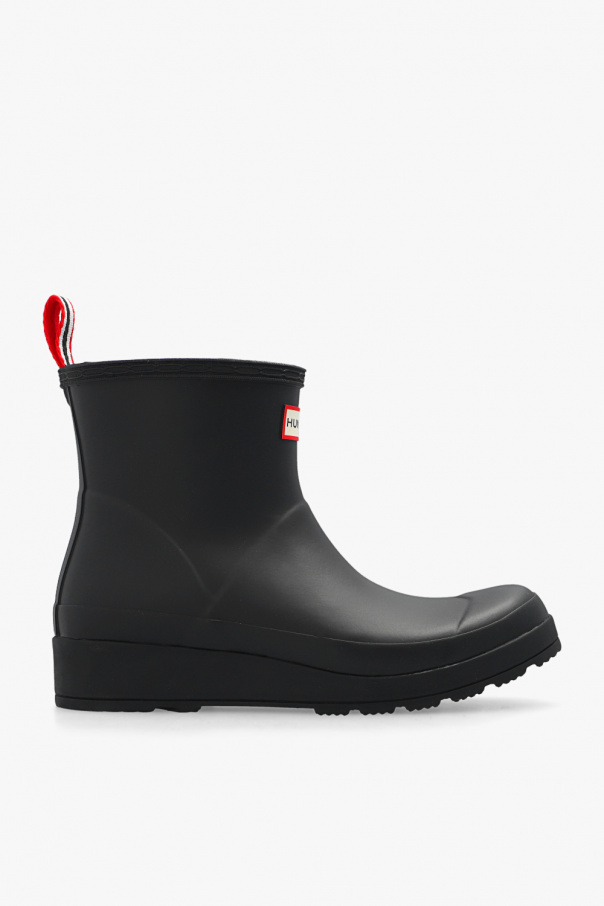 Black 'Play Short' rain boots Hunter - GenesinlifeShops